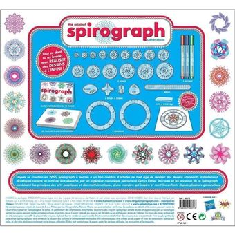 Kit créatif Spirograph Deluxe Kit et Palette Neon et Glitter