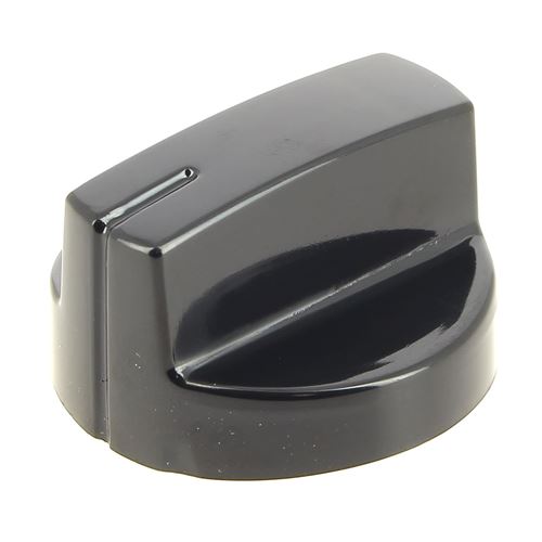 Bouton noir 12h pour Table de cuisson Beko, Table vitroceramique Beko