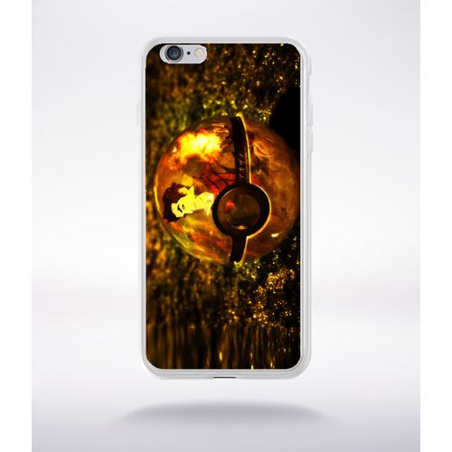 Coque Pokeball Gold Compatible Iphone 6 Plus Transparent
