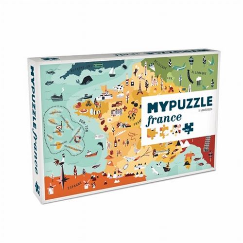 Puzzle MYPUZZLE FRANCE HELVETIQ Multicolore