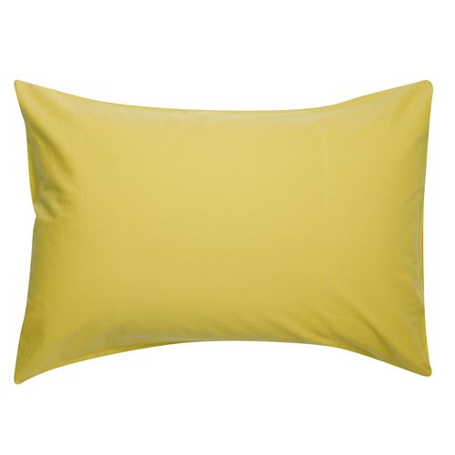 Taie d'oreiller Stonewashed Pakita badiane 50 x 75 cm Vivaraise