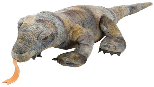Peluche dragon de komodo gris 30 cms wild republic 14147