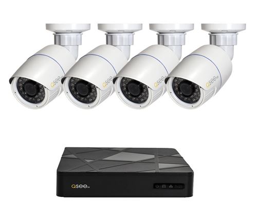 Q-See qt868–4bc-2 NVR 8 canaux avec Disque dur 2 To 1080p 4 caméras Bullet
