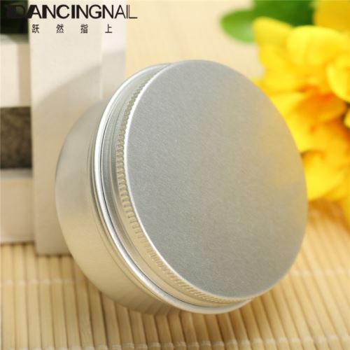 1 PC Vide Aluminium Nail Art Maquillage Cosmétique Crème Pot 50 ml