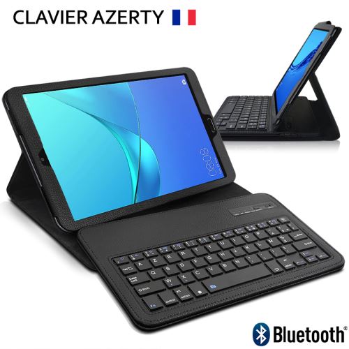 Étui de protection Noir avec Clavier Azerty Bluetooth pour Tablette Huawei  Mediapad M5 8.4 Pouces - Clavier pour tablette - Achat & prix