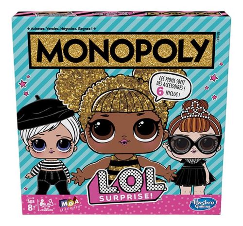Acheter Jeu de stratégie Monopoly LOL Surprise État correct - 13,00 € Jeu de stratégie Monopoly LOL Surprise État correct - Monopoly reconditionné disponible sur Fnac