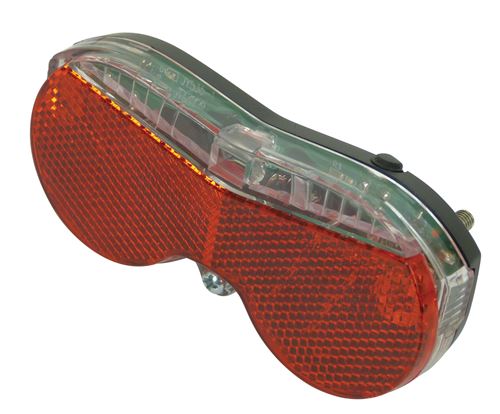 Dresco feu arrière avec réflecteur Piles modernes à 3 leds rouges