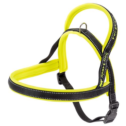 Ferplast Ferplast harnais de type suédois pour chiens SPORT DOG P MEDIUM, adaptabilité parfaite, rembourrage souple, coutures réfléchissantes, étiquette porte-nom, A: 58 cm - B: 69÷86 cm JAUNE Jaune