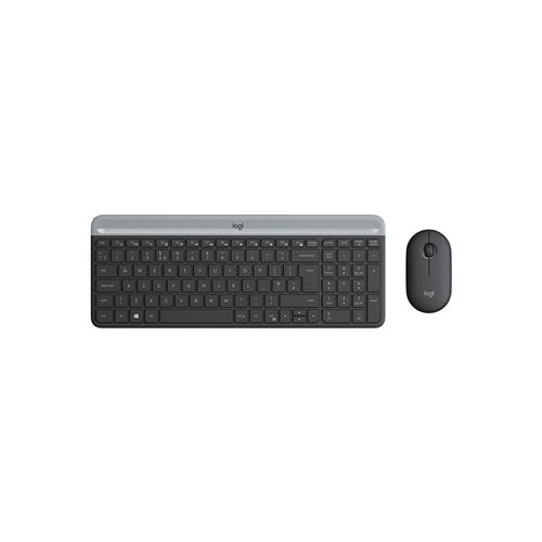 Logitech Graphite 920-009196 Clavier Souris Incluse Universel Rf Sans Fil Qwerty Italien - Excellent État - Image 4
