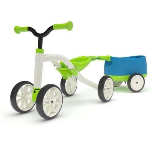 Chillafish draisienne combo quadie+trailie - 4 roues - rose - 1 a 3 ans cpqt01lim