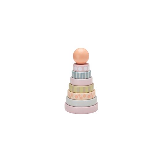 Jouet à empiler Edvin rose Kid's Concept