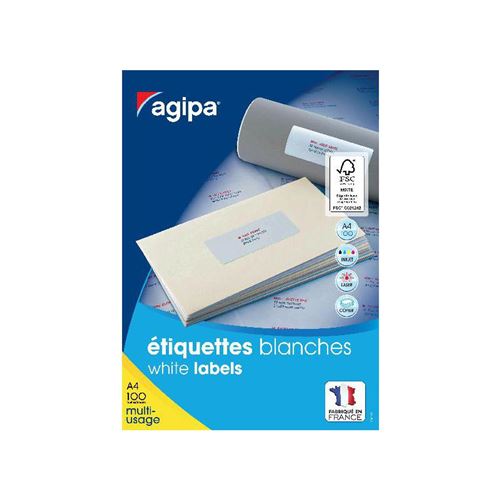 AGIPA BOITE 800 ETIQ POLYV 105X70