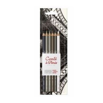 Conte A Paris Blister 6 Crayons Dessin Assortis Col50105