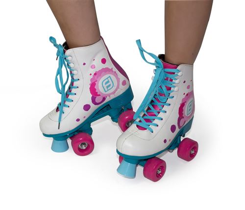 patins à roulettes Minnie Mouse filles rose/blanc