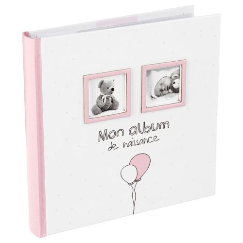Mon album de naissance fille - coloris rose