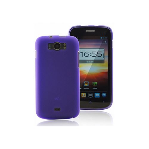 Mocca coque Gel Frost Violette pour Wiko Cink King