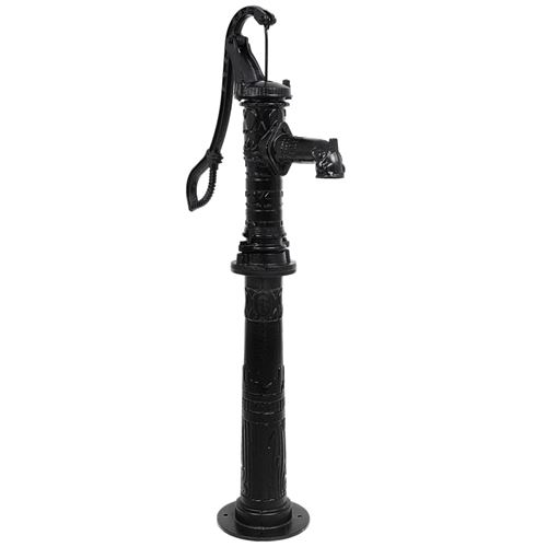 Vidaxl Noir Tuinwaterpomp Met Standaard Gietijzer275275