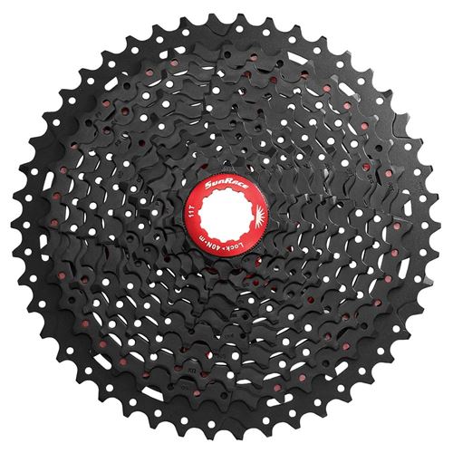 Cassette Index SunRace MX8 11 vitesses 11-46T Noir Chrome