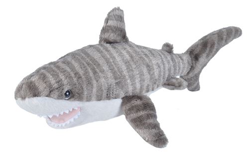 Wild Republic Gris Requin En Peluche Junior 25 Cm En Peluche /Blanc