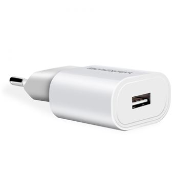 Chargeur pour téléphone mobile TechExpert Chargeur Secteur vers USB 5V 1A  5Watts blanc