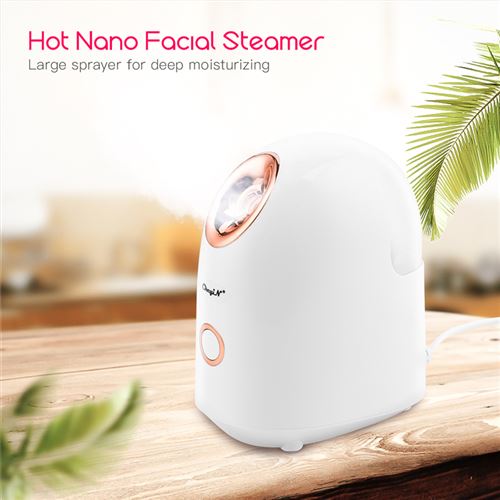 150ml Vapeur Visage Vaporisateur, Nano Lonique Visage Steamer Humidificateur Avec chauffage rapide pour le Visage à la Maison SPA