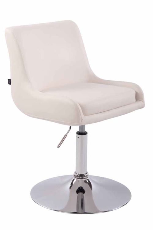 Chaise Lounge Club en similicuir - Siège Blanc