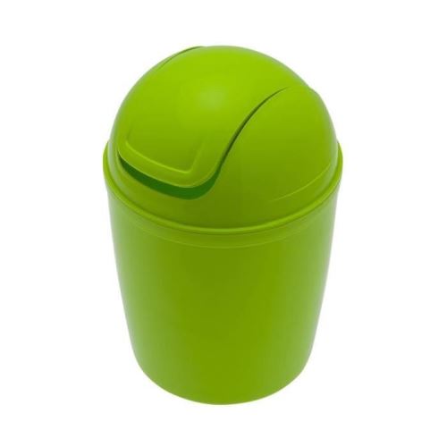 Frandis Mini Poubelle De Salle De Bain En Plastique Vert 156659003 Achat Prix Fnac
