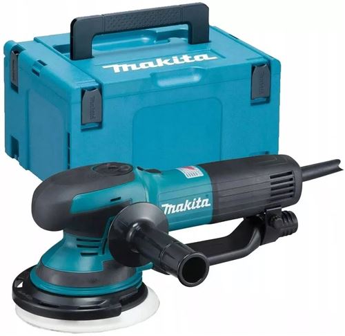 Ponceuse Murale, Plafond Makita Ponceuse Excentrique 150 Mm 750 W Bo6050J avec 3 Abrasifs et Coffret Makpac