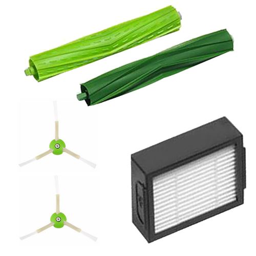 Filtres et brosse de roulement côté brosse et Hepa pour iRobot Roomba Core i7 / Core i7 + / i7Plus Cleaner