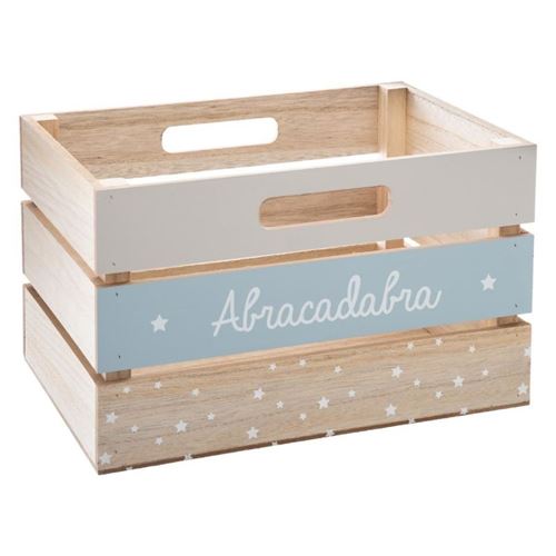 Atmosphera for kids - Cagette Rangement Enfant Style 29cm Bleu