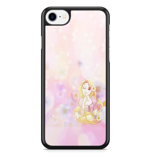 Coque Fifrelin Noire pour iPhone 5 et 5S et SE Raiponce Rapunzel Tangled Disney
