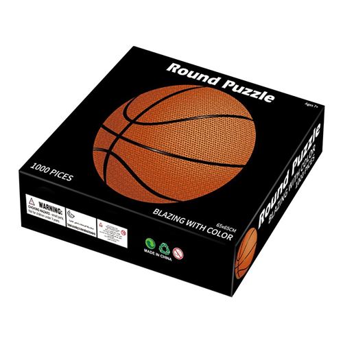Puzzle 1000 Pièces basketball pour enfants et adultes _ marron