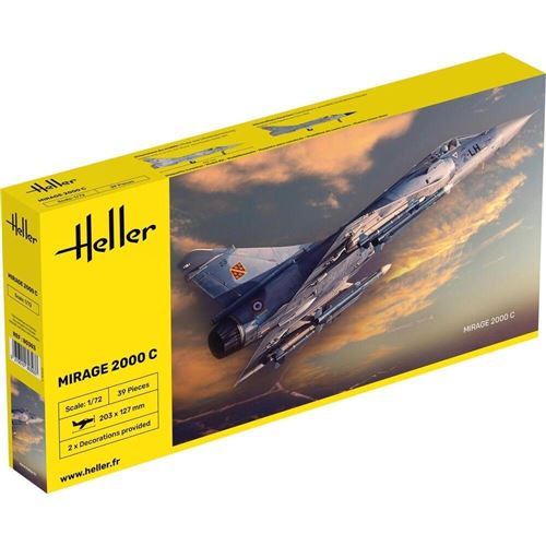 Heller - 80303 - construction et maquettes - mirage 2000c - echelle 1/72&egrave;me 