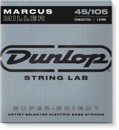 Dunlop Marcus Miller Signature Medium 45-105 - Jeu cordes guitare basse
