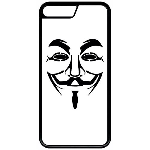 Coque Apple Iphone 8 Anonymous Blanc