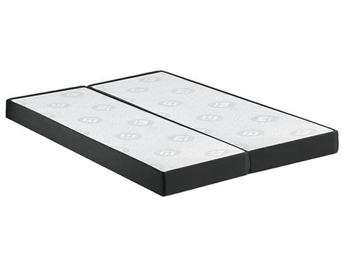Sommier d&eacute;co merinos confort morphologique 3 zones 2x90x200