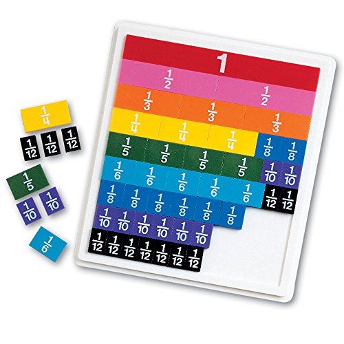 Learning Resources LER0615 Rainbow Fraction Tiles