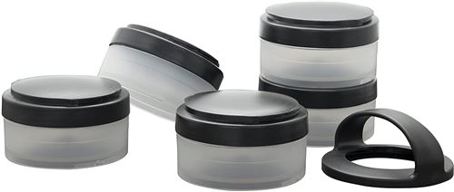 Bresser plateaux accessoires pour microscope 7,5 cm noir 6 pièces