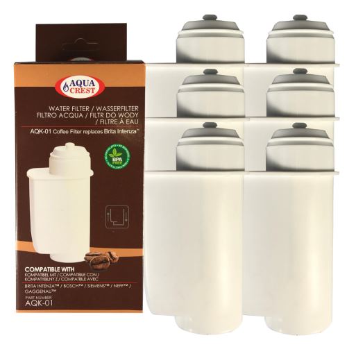 6 cartouches Filtrantes BOSCH AQK01 AquaCrest remplace INTENZA BRITA