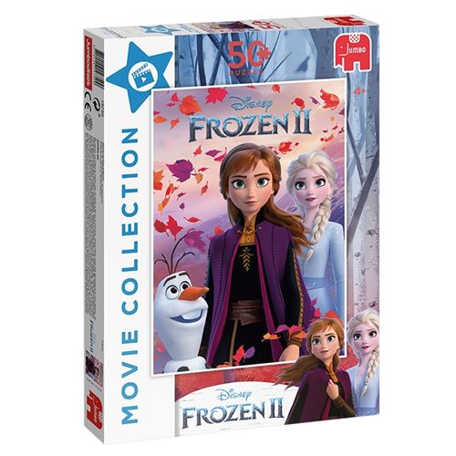 Jumbo puzzle Disney Frozen 2 affiche de film 50 pièces