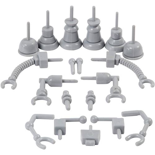 Silk Clay kit d'artisanat Deco pièces de robot gris 19 pièces