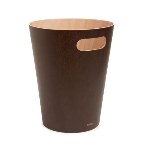 Umbra - Corbeille en bois avec poign&eacute;es de transport - Marron