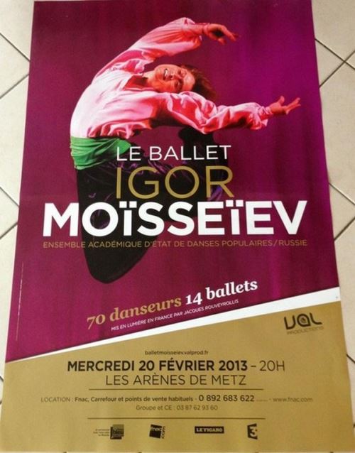 Igor Moïsseïev - 80x120 cm - AFFICHE / POSTER