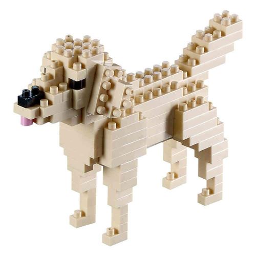 Brixies 410067 - Jeu de Construction 3D-Motif - Golden Retriever