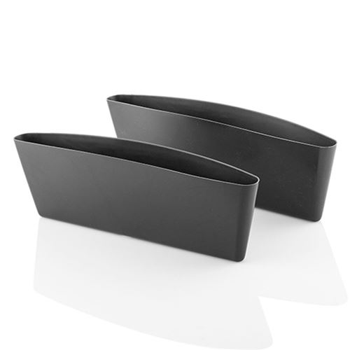 SHOP-STORY - Organisateurs de voiture - Pack de 2 pochettes de rangement entre siège et console