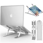Support pliable pour ordinateur portable, rotatif à 360 °, Support réglable  en alliage d'aluminium, Support de refroidissement pour Macbook, MCLS928