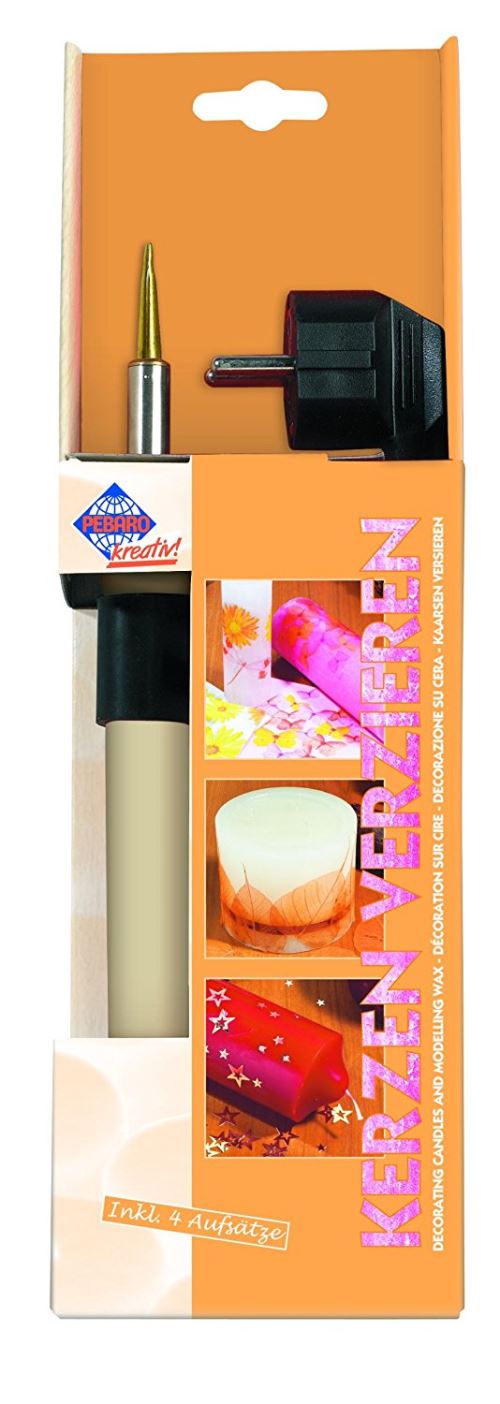 Encaustic Outil de décoration pour bougie avec 4 accessoires 230 V AC-50 HZ 5 W