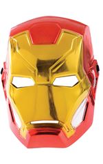 demi-masque iron man pvc enfant - Coloris : JauneI-39216