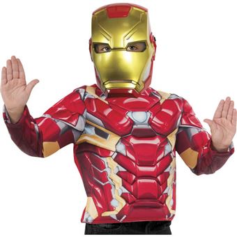 demi-masque iron man pvc enfant - Coloris : JauneI-39216