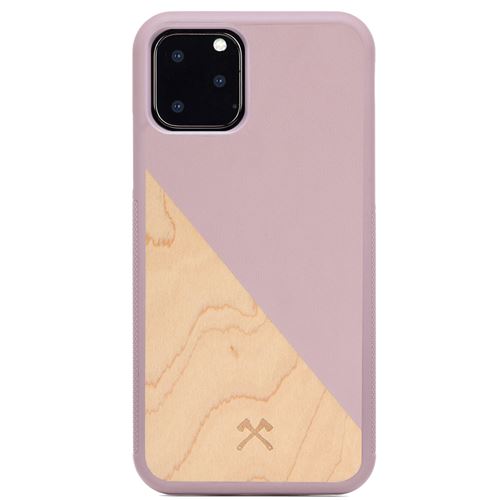 Coque pour iPhone 11 Pro en bois véritable Rose d'érable Woodcessories EcoSplit